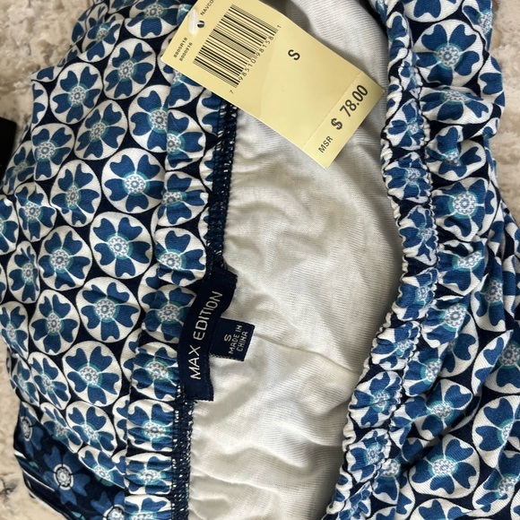 Max Edition Black and Blue Casual Maxi Skirt - Picture 6 of 6